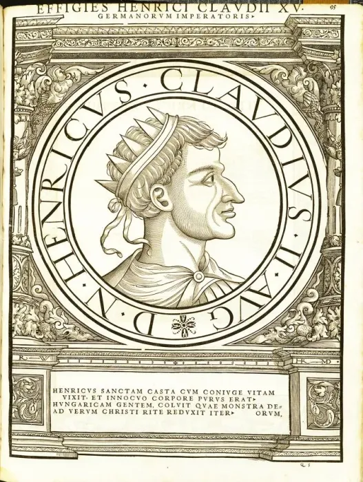 Framed Print : Henricus II Claudus (972 - 1024), 1559 Framed Print : Henricus II Claudus (972 - 1024), 1559