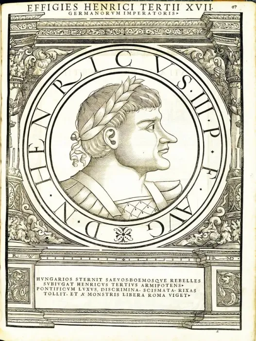 Framed Print : Henricus III (1017 - 1056), 1559 Framed Print : Henricus III (1017 - 1056), 1559