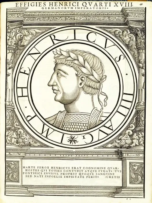 Framed Print : Henricus IIII (1050 - 1106), 1559 Framed Print : Henricus IIII (1050 - 1106), 1559
