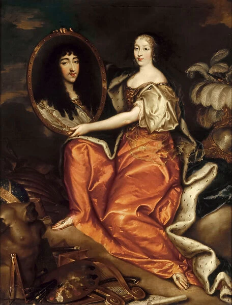 Henrietta of England, Duchess of Orleans (1644-1670). Artist: Mathieu, Antoine (ca. 1631-1673)