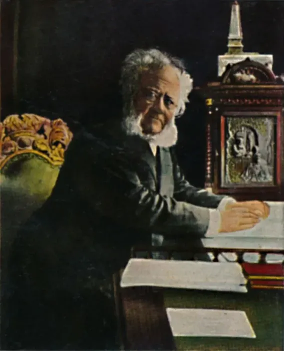 Framed Print : Henrik Ibsen 1828-1906, 1934