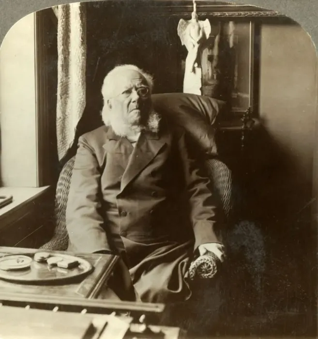 Framed Print : Henrik Ibsen, the poet to whom all the world pays homage, at home Christiania, Norway, c1905 Framed Print : Henrik Ibsen, the poet to whom all the world pays homage, at home Christiania, Norway, c1905