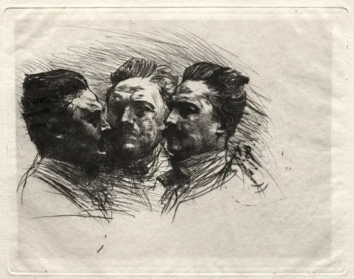 Framed Print : Henry Becque. Creator: Auguste Rodin (French, 1840-1917) Framed Print : Henry Becque. Creator: Auguste Rodin (French, 1840-1917)