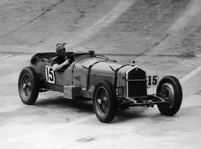 Framed Print : Henry Birkin in an Alfa Romeo at Brooklands, Surrey, 1930s Framed Print : Henry Birkin in an Alfa Romeo at Brooklands, Surrey, 1930s
