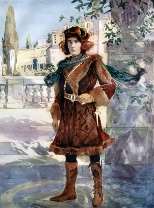 Framed Print : Henry Brodribb Irving in As You Like It, c1902. Artist: Ellis & Walery Framed Print : Henry Brodribb Irving in As You Like It, c1902. Artist: Ellis & Walery