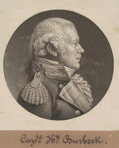 Henry Burbeck, 1806. Creator: Charles Balthazar Julien Fevret de Saint-Memin