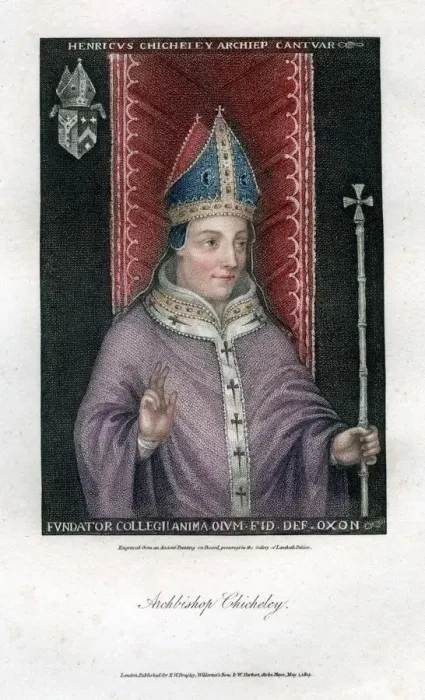 Framed Print : Henry Chicheley, Archbishop of Canterbury, (1805) Framed Print : Henry Chicheley, Archbishop of Canterbury, (1805)