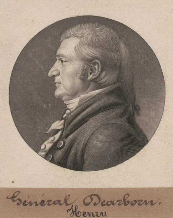 Framed Print : Henry Dearborn, 1805. Creator: Charles Balthazar Julien Fevret de Saint-Memin Framed Print : Henry Dearborn, 1805. Creator: Charles Balthazar Julien Fevret de Saint-Memin