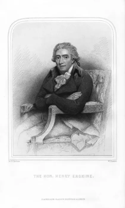 Framed Print : Henry Erskine, Scottish politician and lawyer, (1870). Artist: W Howison Framed Print : Henry Erskine, Scottish politician and lawyer, (1870). Artist: W Howison