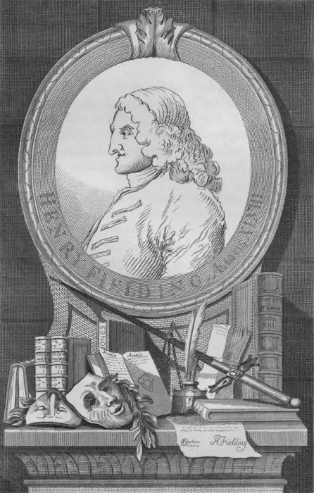 Framed Print : Henry Fielding, c1754, (1827). Creator: Unknown Framed Print : Henry Fielding, c1754, (1827). Creator: Unknown