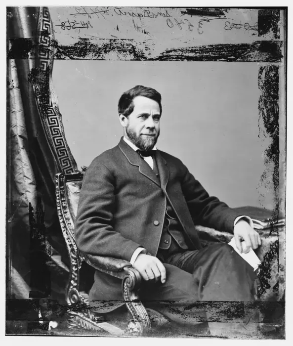 Framed Print : Henry Gassaway Davis of West Virginia, between 1860 and 1875. Creator: Unknown Framed Print : Henry Gassaway Davis of West Virginia, between 1860 and 1875. Creator: Unknown