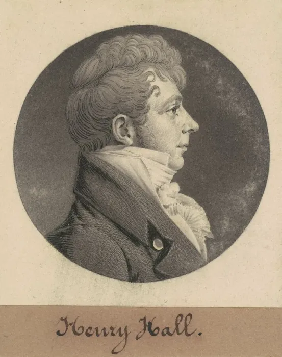 Framed Print : Henry Hall, 1808-1809. Creator: Charles Balthazar Julien Fevret de Saint-Memin Framed Print : Henry Hall, 1808-1809. Creator: Charles Balthazar Julien Fevret de Saint-Memin