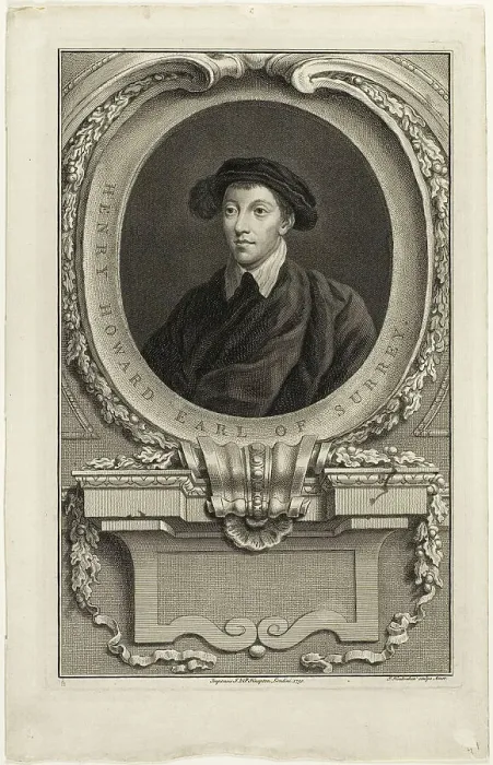 Framed Print : Henry Howard, Earl of Surrey, n.d. Creator: Jacobus Houbraken Framed Print : Henry Howard, Earl of Surrey, n.d. Creator: Jacobus Houbraken