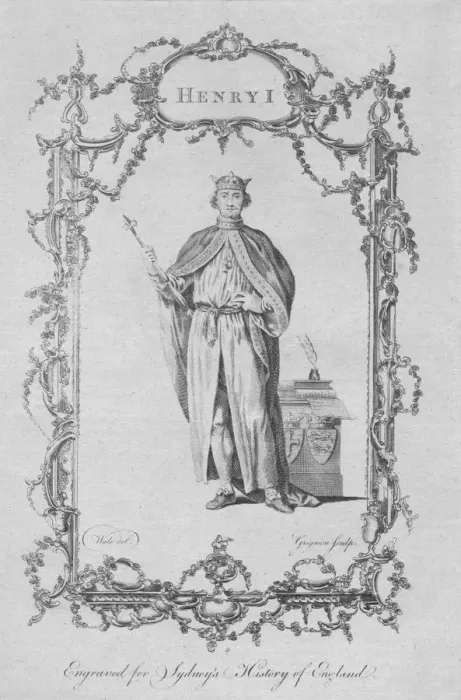 Framed Print : Henry I, 1773. Creator: Charles Grignion Framed Print : Henry I, 1773. Creator: Charles Grignion