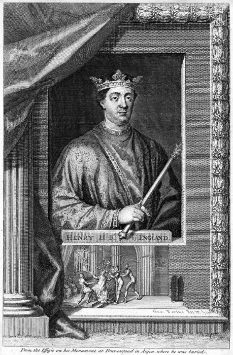 Framed Print : Henry II, King of England, (18th century). Artist: George Vertue Framed Print : Henry II, King of England, (18th century). Artist: George Vertue