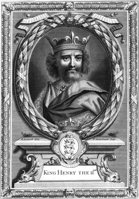 Framed Print : Henry II, King of England. Artist: P Vanderbanck Framed Print : Henry II, King of England. Artist: P Vanderbanck