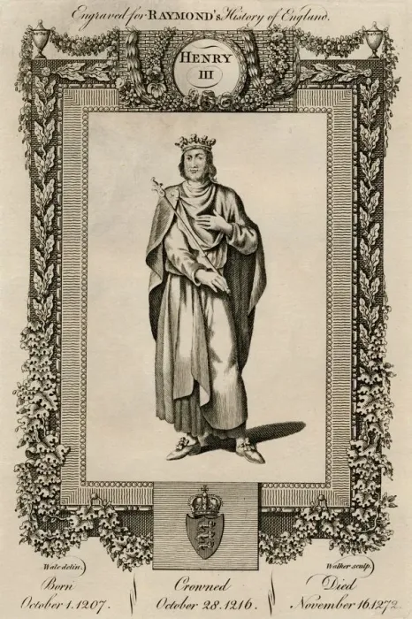 Framed Print : Henry III, (1207-1272), c1787 Framed Print : Henry III, (1207-1272), c1787