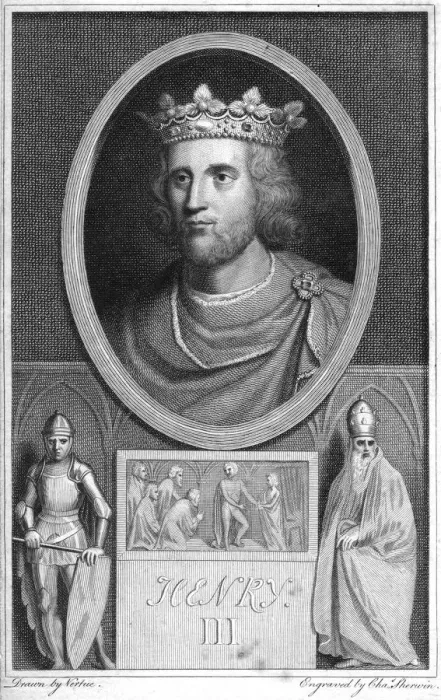 Framed Print : Henry III of England, (18th century). Artist: Charles Sherwin Framed Print : Henry III of England, (18th century). Artist: Charles Sherwin
