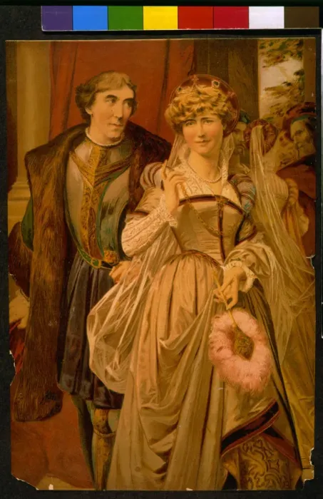 Framed Print : Henry Irving and Ellen Terry as Benedick and Beatrice in play Much Ado About Nothing Framed Print : Henry Irving and Ellen Terry as Benedick and Beatrice in play Much Ado About Nothing