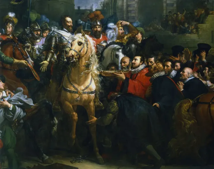 Framed Print : Henry IV of France entering Paris, 22 March 1594 (19th century) Framed Print : Henry IV of France entering Paris, 22 March 1594 (19th century)