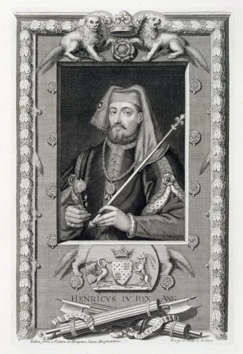 Framed Print : Henry IV, King of England, (18th century). Artist: George Vertue Framed Print : Henry IV, King of England, (18th century). Artist: George Vertue