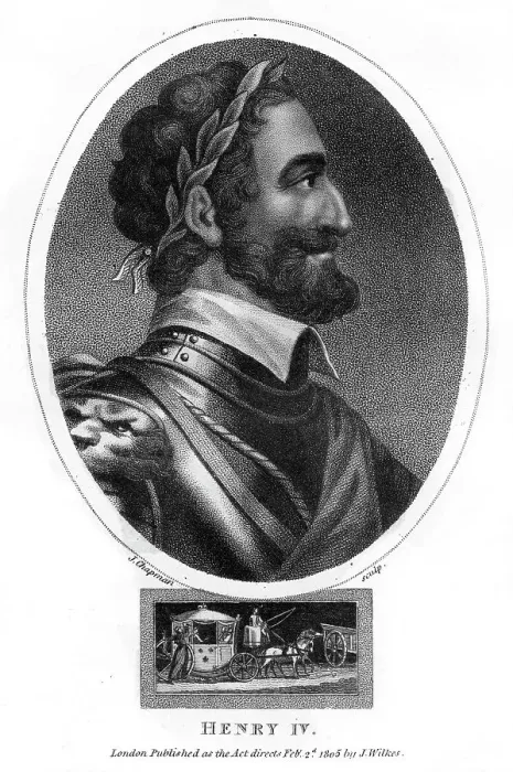 Framed Print : Henry IV, King of France, (1805). Artist: J Chapman Framed Print : Henry IV, King of France, (1805). Artist: J Chapman