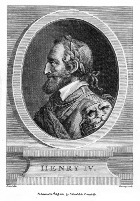 Framed Print : Henry IV, King of France, (1812). Artist: Bromley Framed Print : Henry IV, King of France, (1812). Artist: Bromley