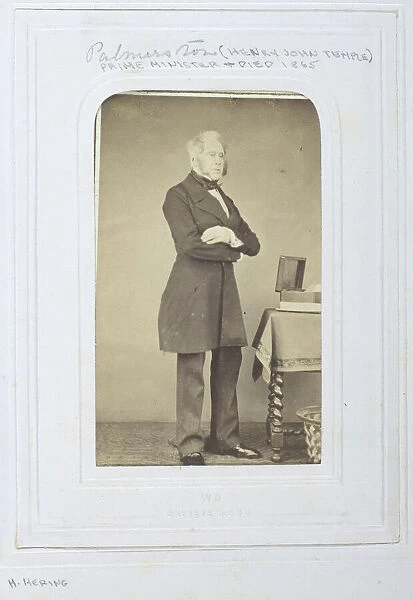 Henry John Temple, 1860-69. Creator: Henry Hering