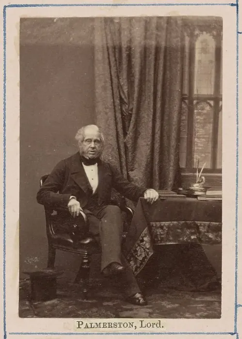 Framed Print : Henry John Temple, 3rd Viscount Palmerston, 1860. Creator: Camille Silvy Framed Print : Henry John Temple, 3rd Viscount Palmerston, 1860. Creator: Camille Silvy