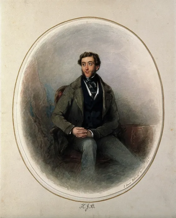 Framed Print : Henry Joseph Bradfield, 1845. Creator: ED Smith Framed Print : Henry Joseph Bradfield, 1845. Creator: ED Smith