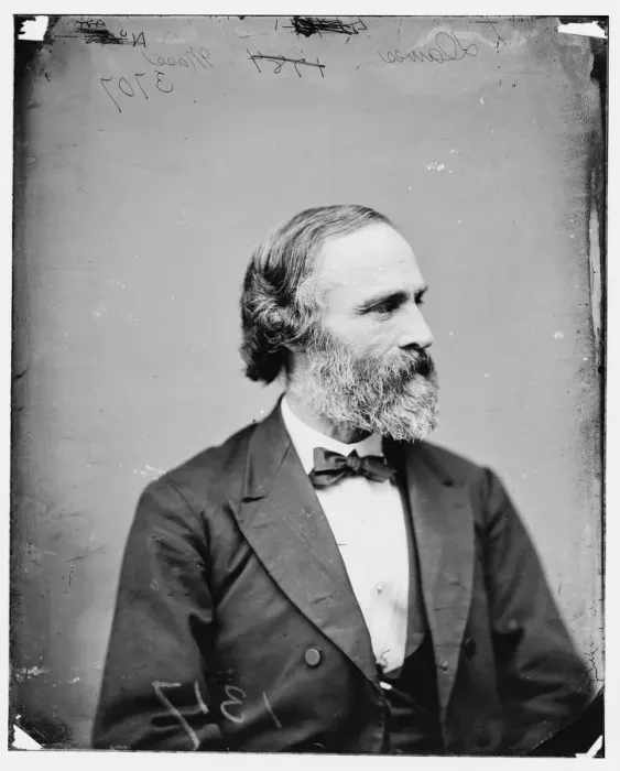Framed Print : Henry L. Dawes of Massachusetts, between 1860 and 1875. Creator: Unknown Framed Print : Henry L. Dawes of Massachusetts, between 1860 and 1875. Creator: Unknown
