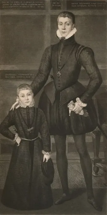 Framed Print : Henry Lord Darnley, and his Brother Charles, c16th century, (1904) Framed Print : Henry Lord Darnley, and his Brother Charles, c16th century, (1904)