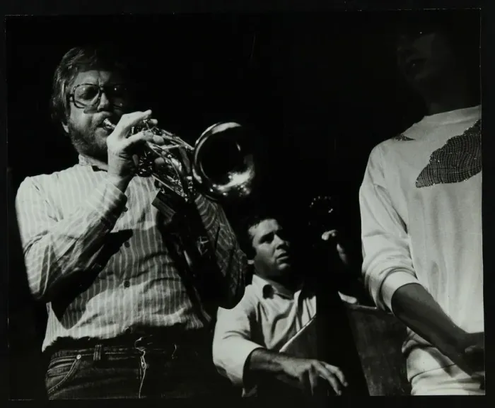 Framed Print : Henry Lowther, Chris Laurence and Norma Winstone on stage at The Stables, Wavendon, Buckinghamshire Framed Print : Henry Lowther, Chris Laurence and Norma Winstone on stage at The Stables, Wavendon, Buckinghamshire