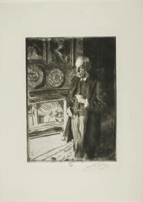 Framed Print : Henry Marquand, 1893. Creator: Anders Leonard Zorn Framed Print : Henry Marquand, 1893. Creator: Anders Leonard Zorn