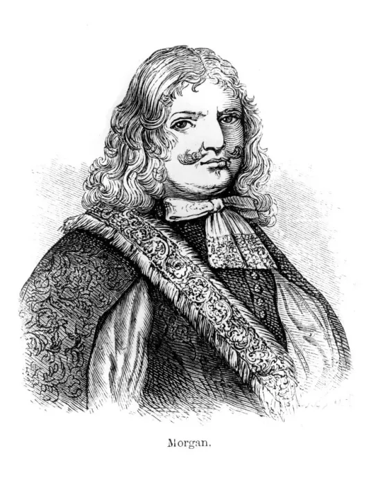 Framed Print : Henry Morgan, 17th century Welsh buccaneer, (1873) Framed Print : Henry Morgan, 17th century Welsh buccaneer, (1873)