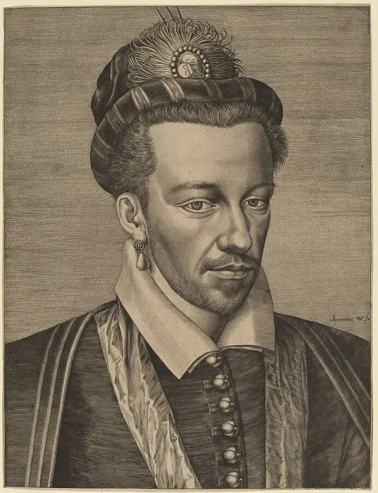 Framed Print : Henry of Navarre. Creator: Hieronymous Wierix Framed Print : Henry of Navarre. Creator: Hieronymous Wierix