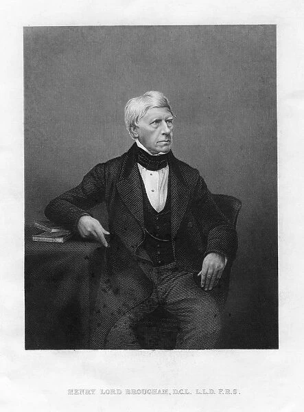 Henry Peter Brougham, Baron Brougham and Vaux, Scottish-born British jurist and politician