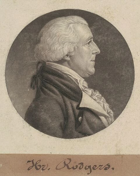 Henry Rogers, 1806. Creator: Charles Balthazar Julien Fevret de Saint-Memin