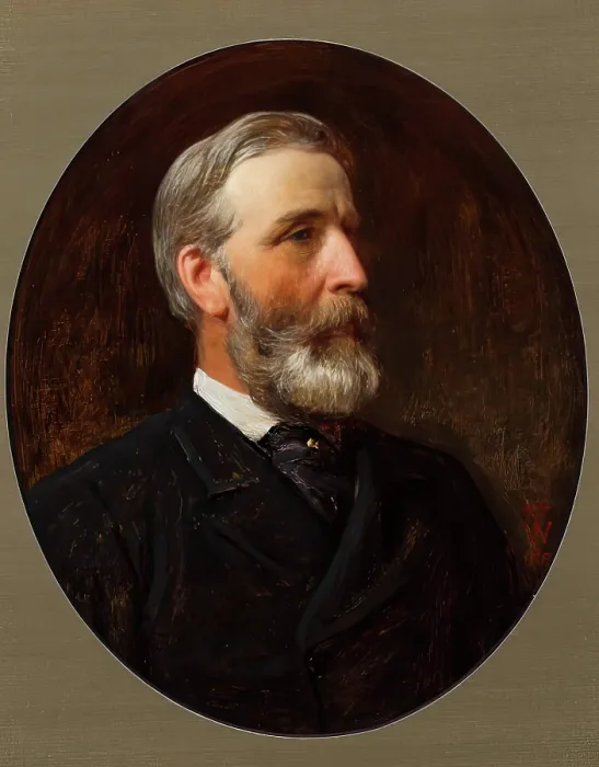 Framed Print : Henry Tanworth Wells, Self Portrait, 1882. Creator: Henry Tanworth Wells Framed Print : Henry Tanworth Wells, Self Portrait, 1882. Creator: Henry Tanworth Wells