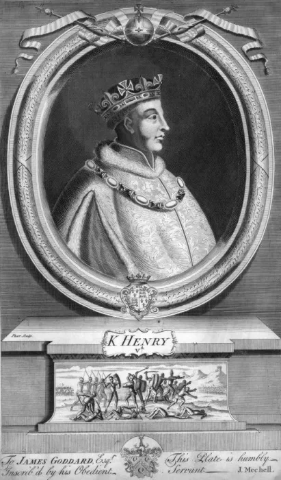 Framed Print : Henry V, King of England. Artist: Parr Framed Print : Henry V, King of England. Artist: Parr
