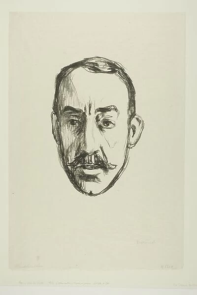 Henry van de Velde, 1906. Creator: Edvard Munch