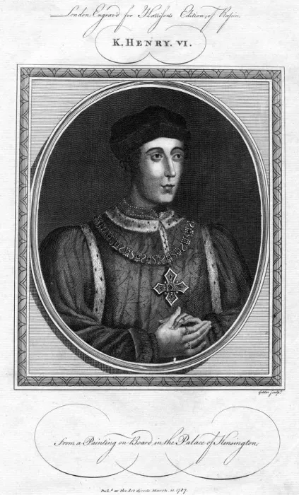 Framed Print : Henry VI of England, (1787). Artist: Goldar Framed Print : Henry VI of England, (1787). Artist: Goldar