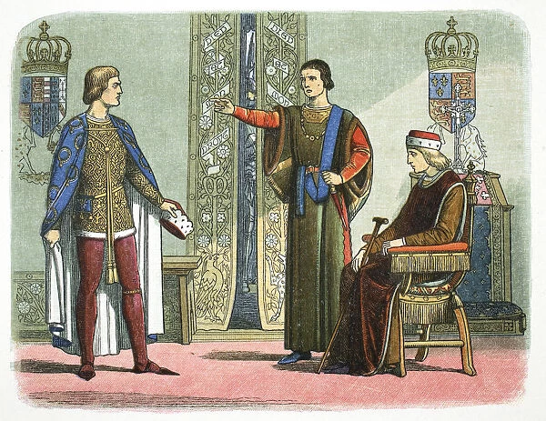 Henry VI of England and the Dukes of York and Somerset, 1450 (1864)