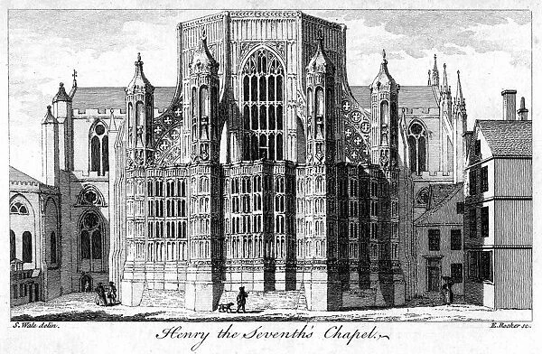 Henry VII Chapel, Westminster Abbey, London, 18th century. Artist: Edward Rooker