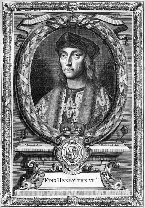Framed Print : Henry VII of England, (17th century). Artist: Edward Lutterell Framed Print : Henry VII of England, (17th century). Artist: Edward Lutterell