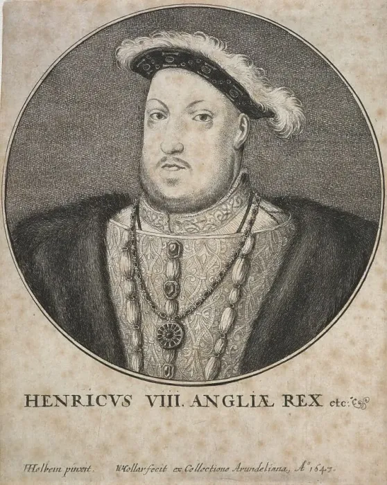 Framed Print : Henry VIII, 1647. Creator: Wenceslaus Hollar Framed Print : Henry VIII, 1647. Creator: Wenceslaus Hollar