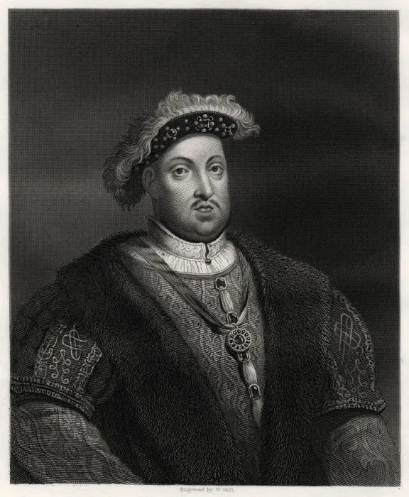 Framed Print : Henry VIII, King of England and Ireland, 19th century. Artist: W Holl Framed Print : Henry VIII, King of England and Ireland, 19th century. Artist: W Holl