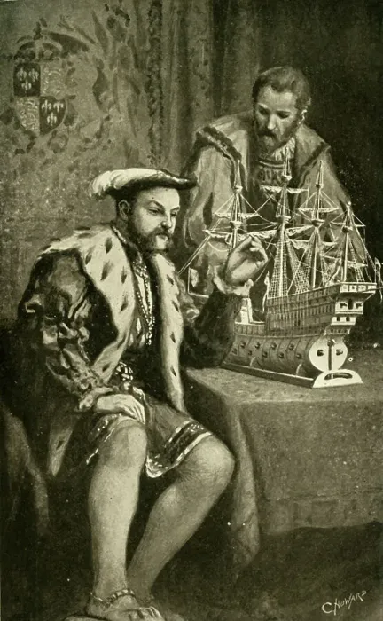 Framed Print : Henry VIII. And Model of the Great Harry, (1902). Creator: C. Howard. Henry VIII. And Model of the Great Harry, (1902). Creator: C. Howard Framed Print : Henry VIII. And Model of the Great Harry, (1902). Creator: C. Howard. Henry VIII. And Model of the Great Harry, (1902). Creator: C. Howard
