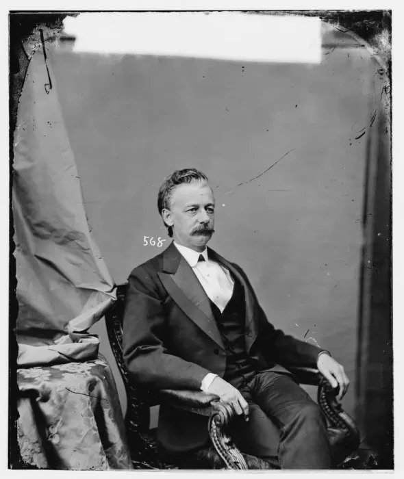 Framed Print : Henry Warner Slocum Senior of New York, between 1860 and 1875. Creator: Unknown Framed Print : Henry Warner Slocum Senior of New York, between 1860 and 1875. Creator: Unknown