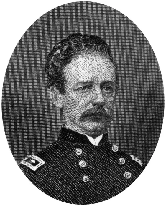 Framed Print : Henry Warner Slocum, Union general, 1862-1867. Artist: J Rogers
